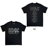 AC/DC: Back In Black EU Tour '25 T-shirt – officielt merchandise