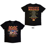 AC/DC: Whole Lotta Madrid EU Tour '25 T-shirt – officielt merchandise