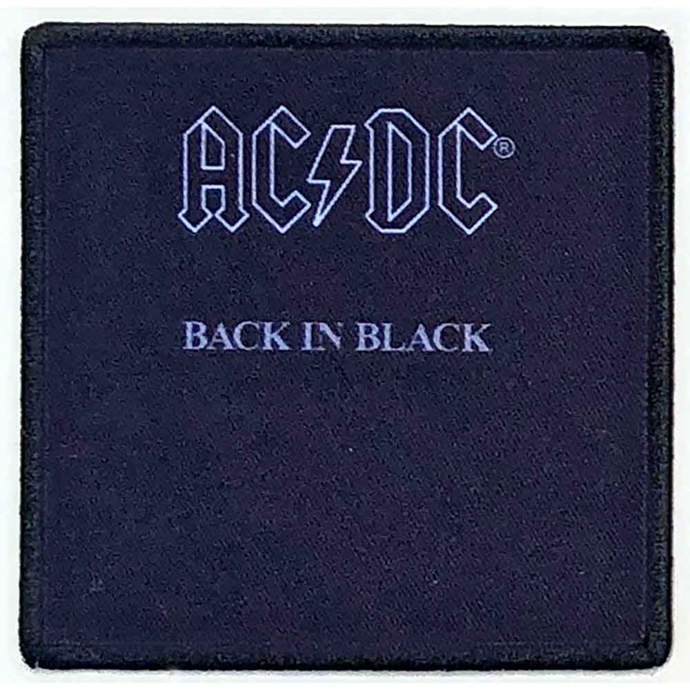 AC/DC: Back In Black 2 Patch – officielt merchandise