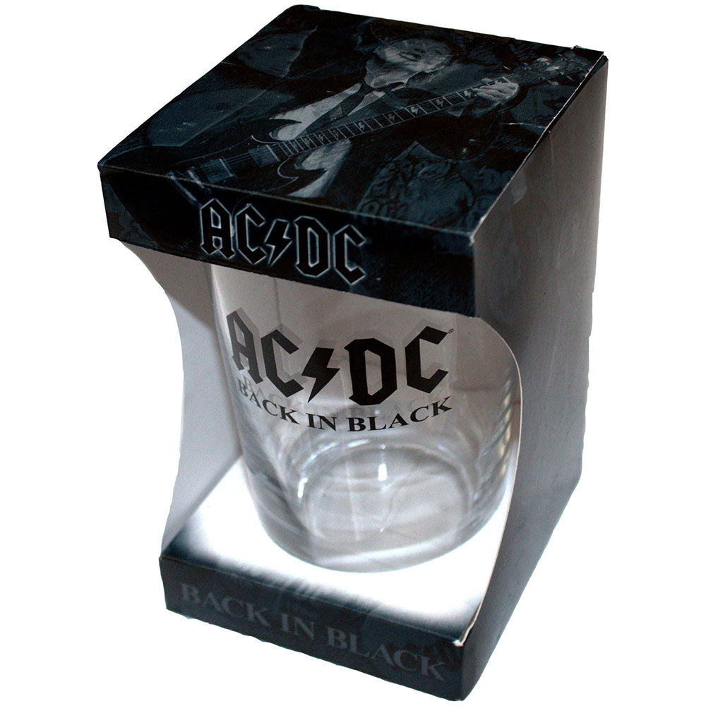 AC/DC: Back In Black Beer Glass | Merchhub.dk