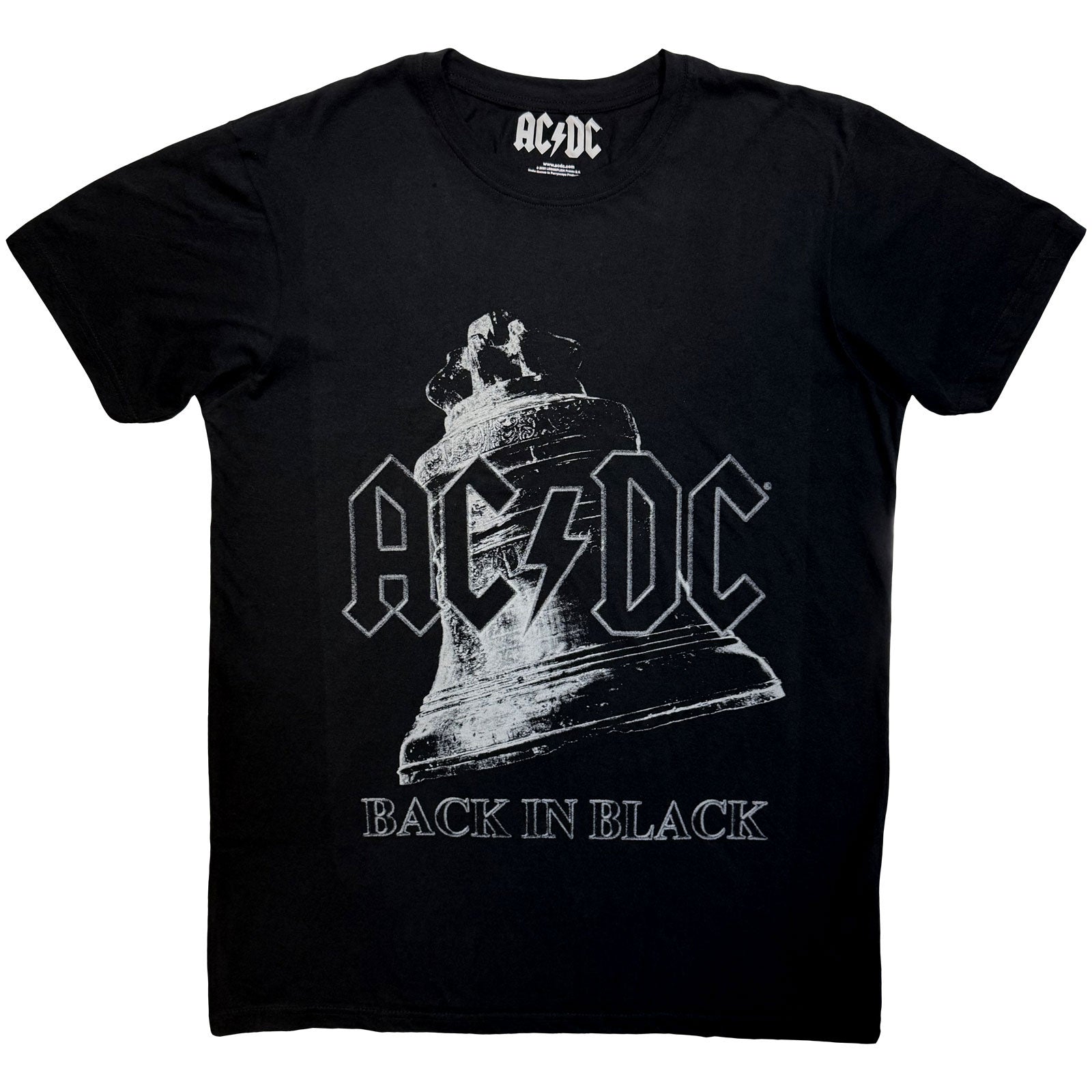 AC/DC: Back In Black Bell T-shirt – officielt merchandise