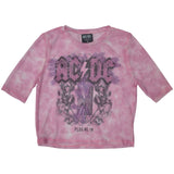 AC/DC: Plug Me In Crop Top (Kvinder) (Mesh)
