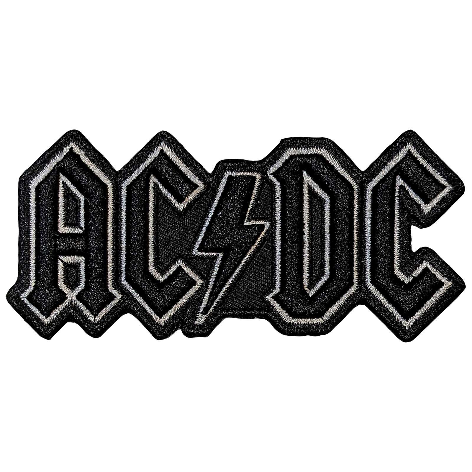 AC/DC: Black Logo Standard Patch