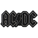 AC/DC: Black Logo Standard Patch