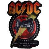 AC/DC: For Those About To Rock 1981 Cut-Out Standard Patch