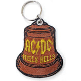 AC/DC: Hells Bells (Double Sided) Patch nøglering – officielt merchandise