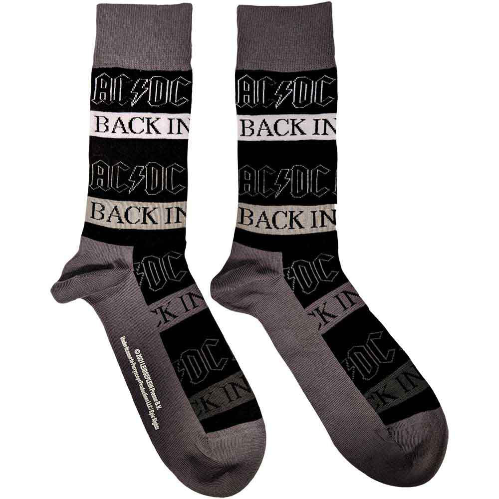AC/DC: Back In Black Ankle Socks
