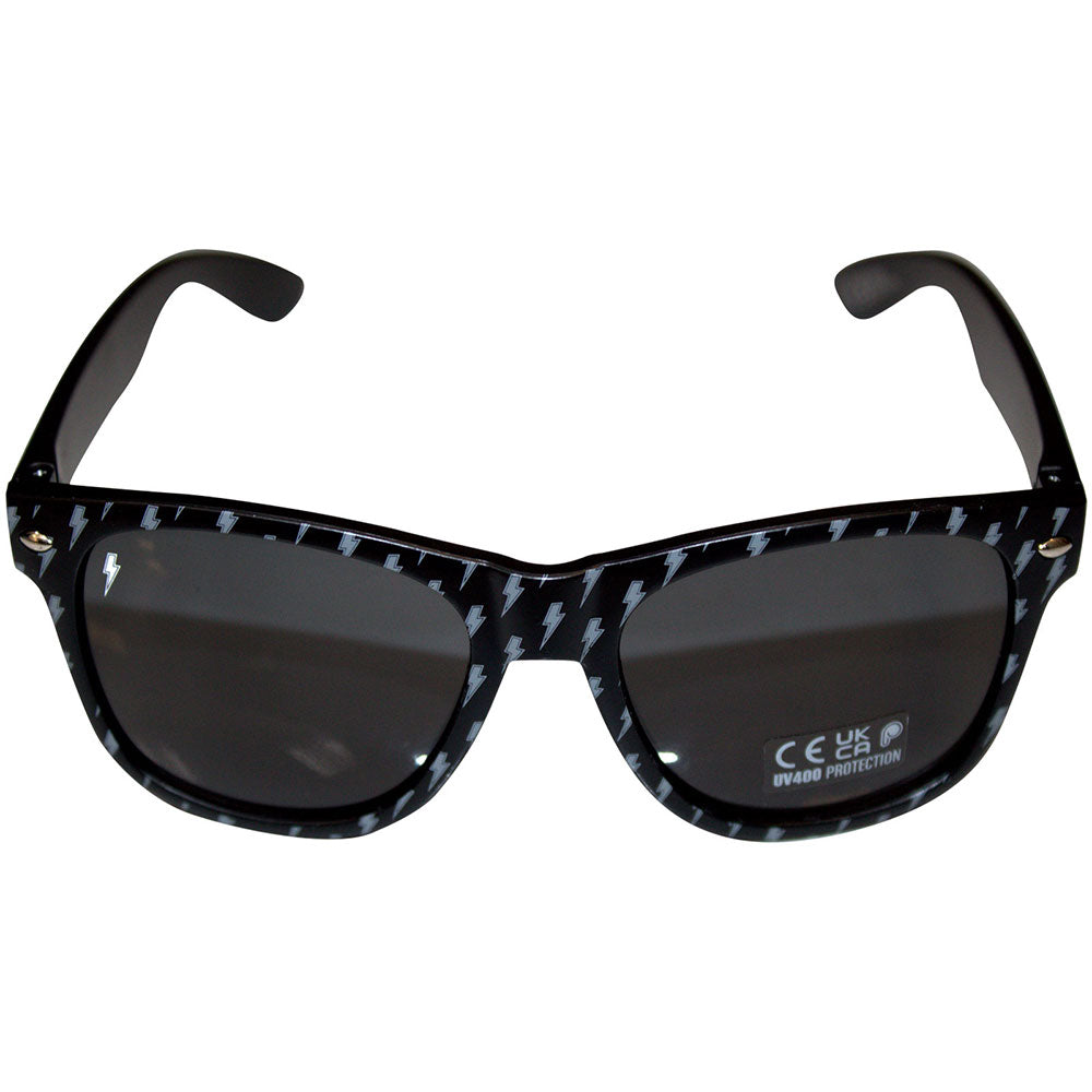 AC/DC: Red Logo & Bolts Sun Glasses