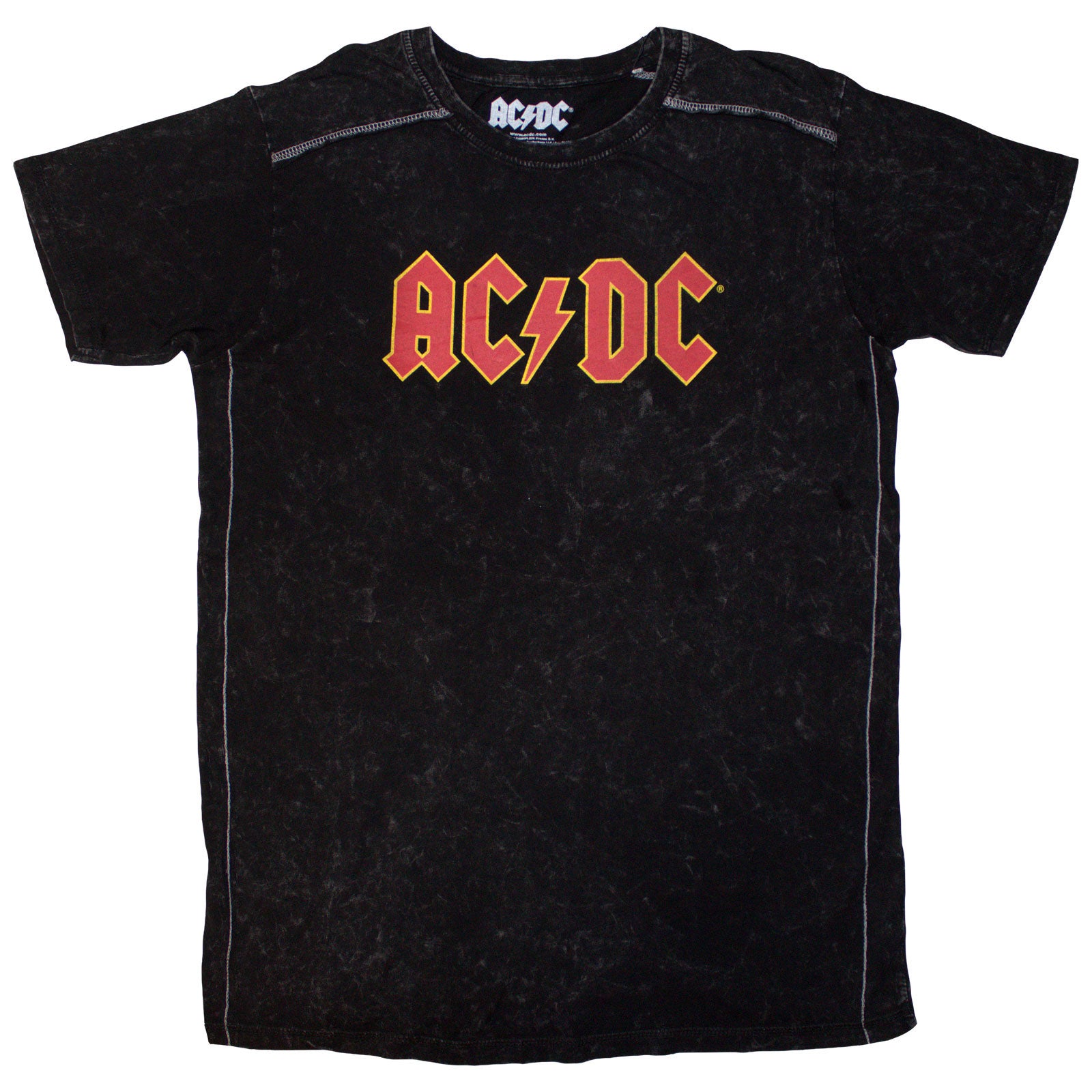 AC/DC: Logo (Wash Collection) T-shirt – officielt merchandise