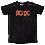 AC/DC: Logo (Wash Collection) T-shirt – officielt merchandise