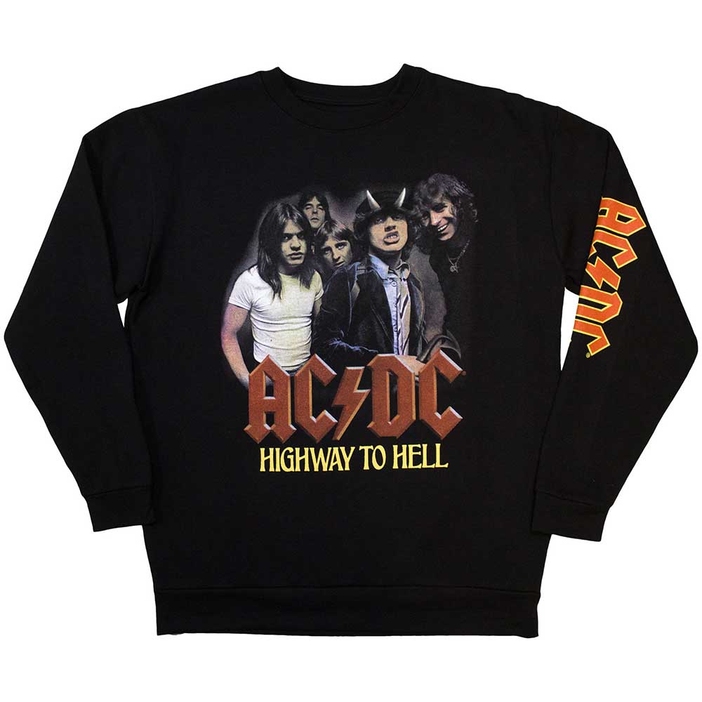 AC/DC: H2H Band (Sleeve Print) Sweatshirt – officielt merchandise