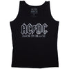AC/DC: Back In Black Vest T-Shirt (Kvinder)