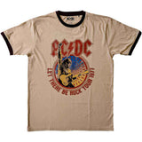 AC/DC: Let There Be Rock Tour '77 (Sand) T-shirt – officielt merchandise