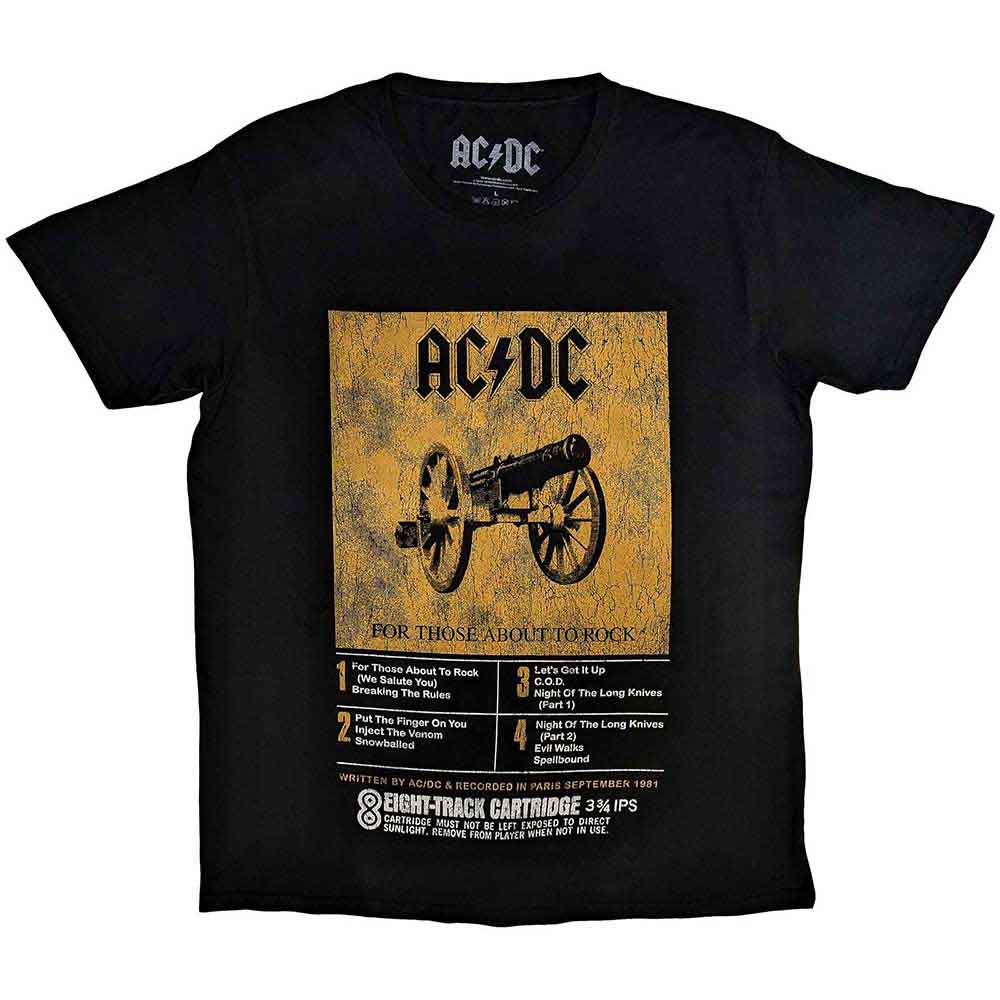 AC/DC: 8 Track T-shirt – officielt merchandise