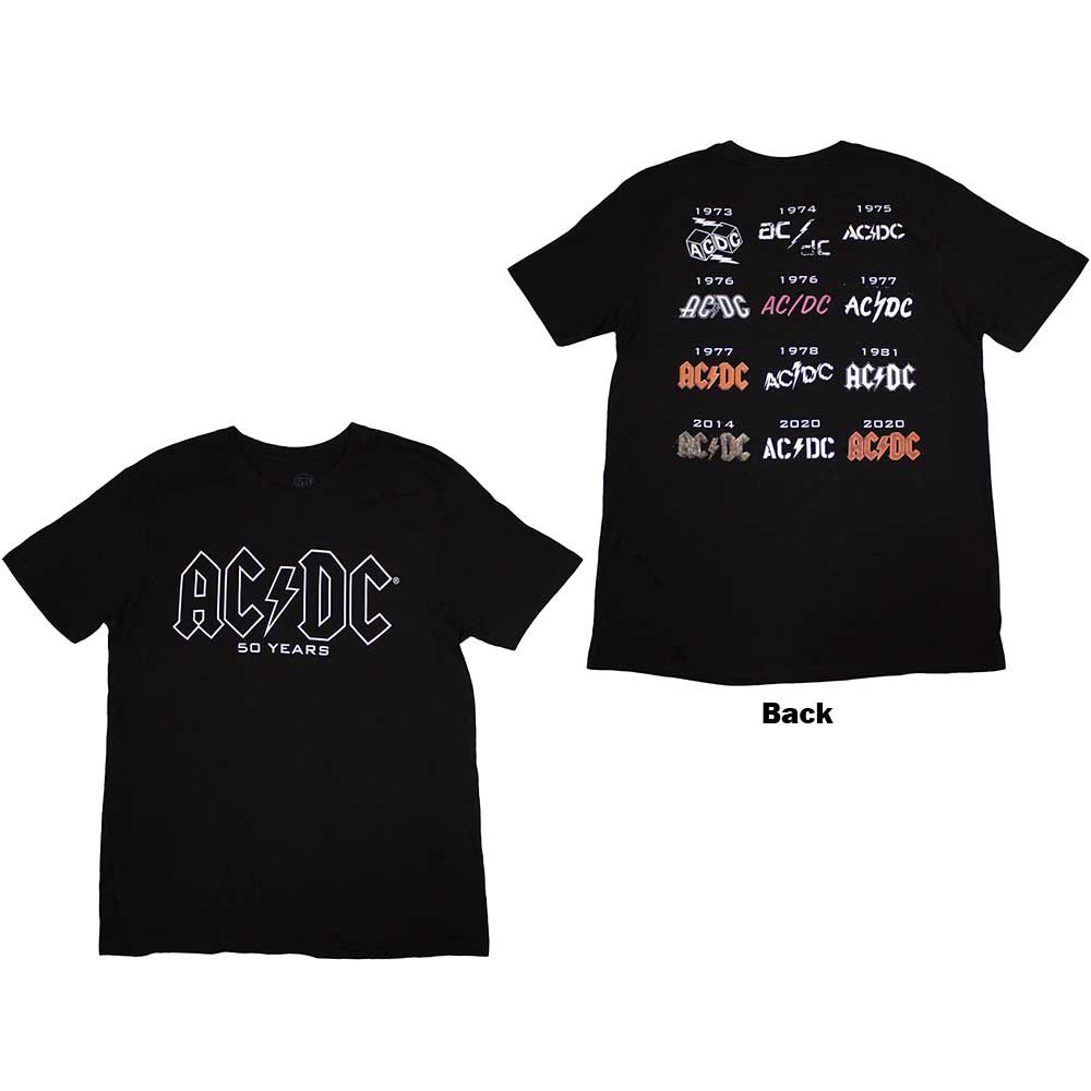 AC/DC: Logo History T-Shirt