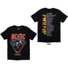AC/DC: Angus Triangle PWR-UP EU Tour '26 T-Shirt (Back Print)