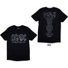 AC/DC: Back In Black PWR-UP EU Tour '24 T-Shirt (Back Print)