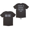 AC/DC: Have A Drink On Me T-Shirt (Back Print)