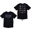 AC/DC: History Logo T-Shirt (Back Print)