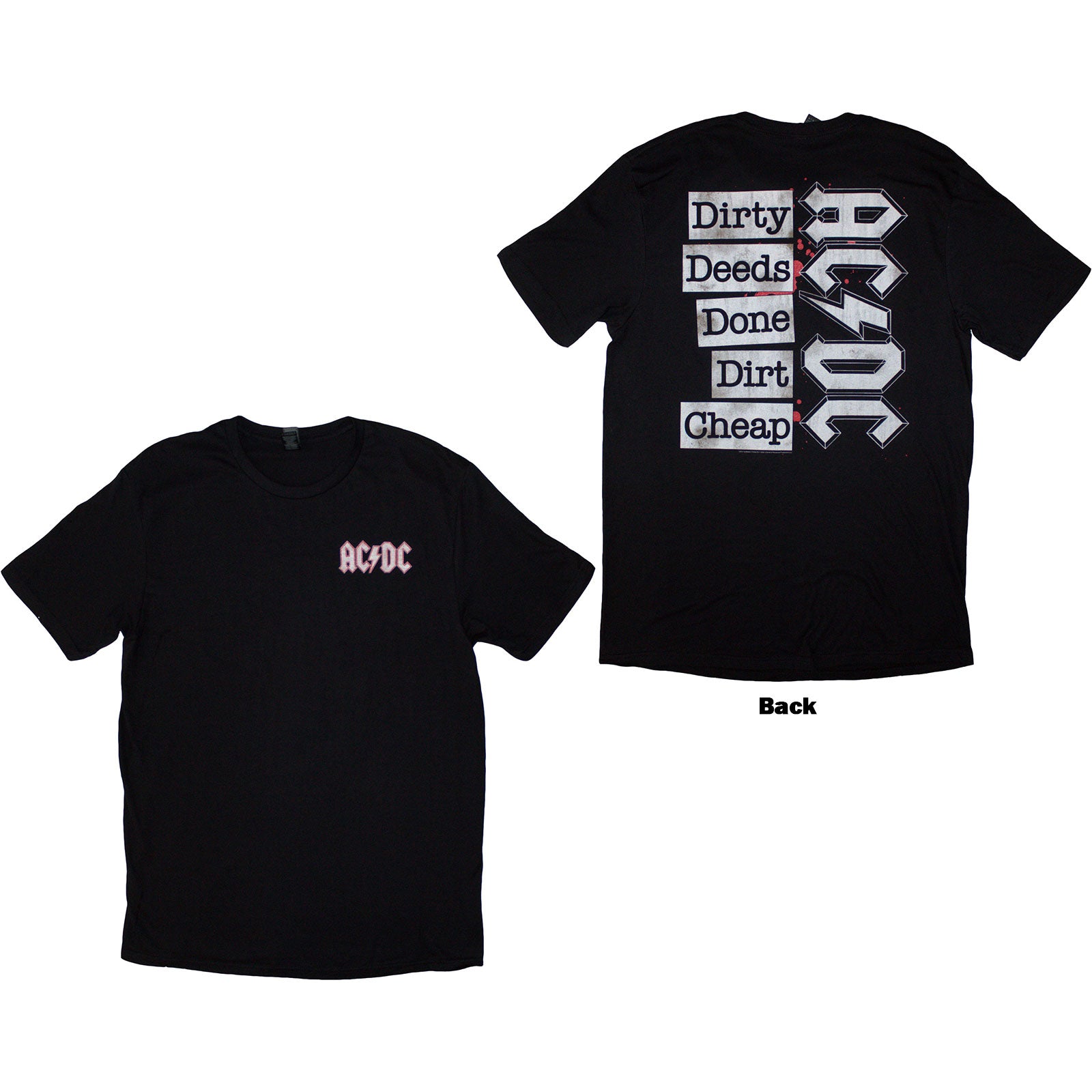 AC/DC: Mini Logo / Dirty Deeds T-Shirt