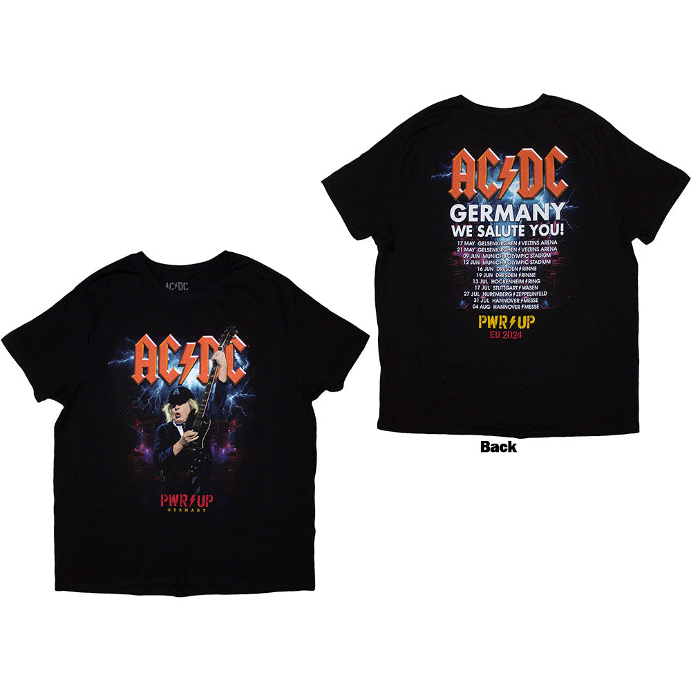 AC/DC: PWR-UP Germany EU Tour '24 T-Shirt (Back Print)