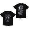 AC/DC: PWRD-UP B&W Photo EU Tour '24 T-Shirt (Back Print)