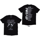 AC/DC: PWRD-UP B&W Photo EU Tour '24 T-Shirt