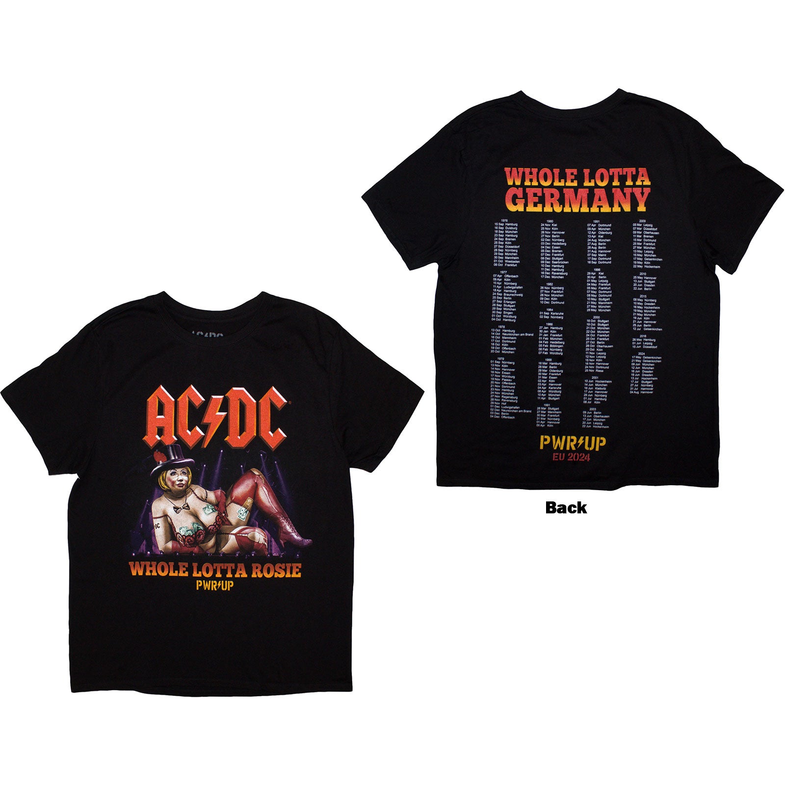 AC/DC: Whole Lotta Germany PWR-UP EU Tour '24 T-Shirt