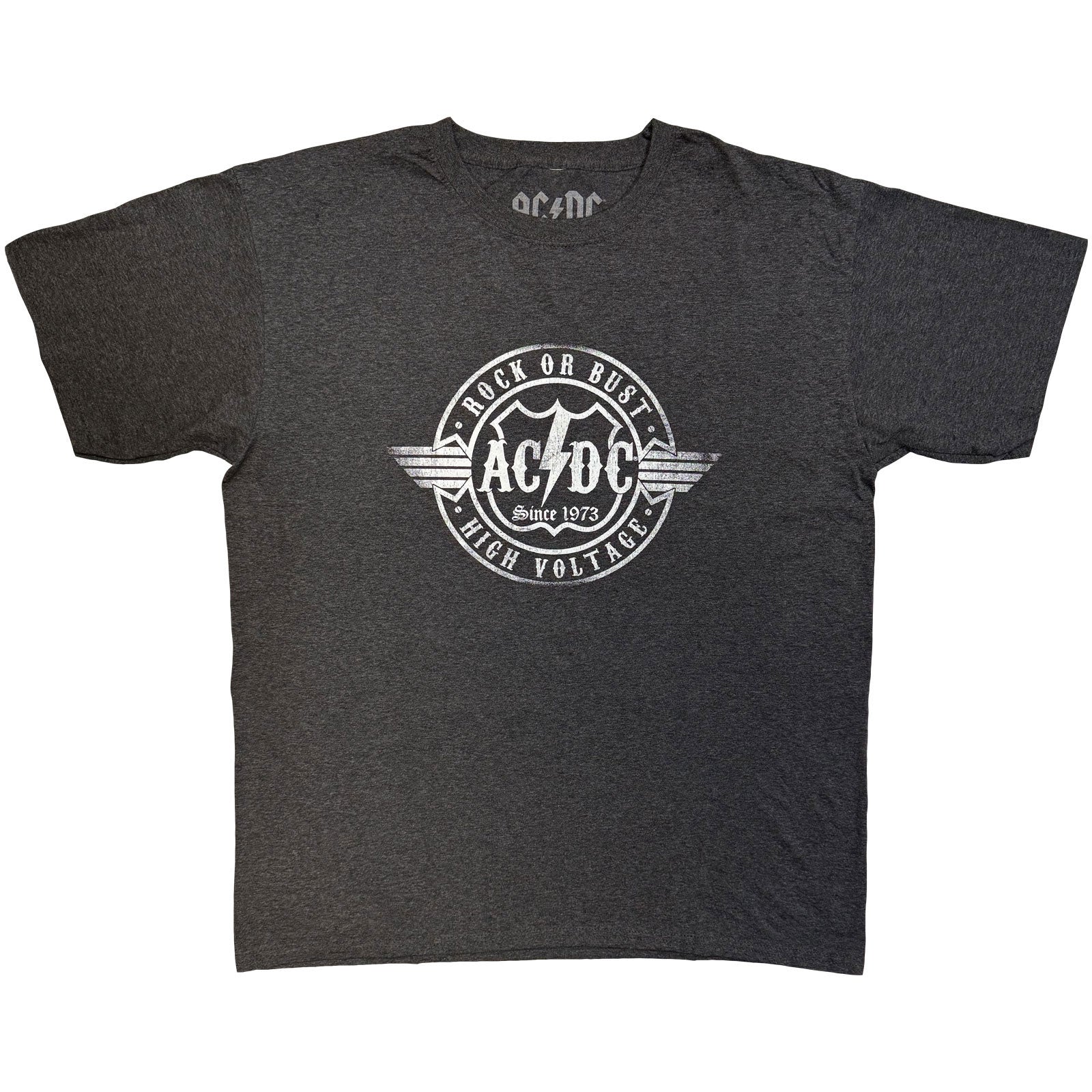 AC/DC: Rock or Bust (Heather Grey) (LOS) T-shirt – officielt merchandise