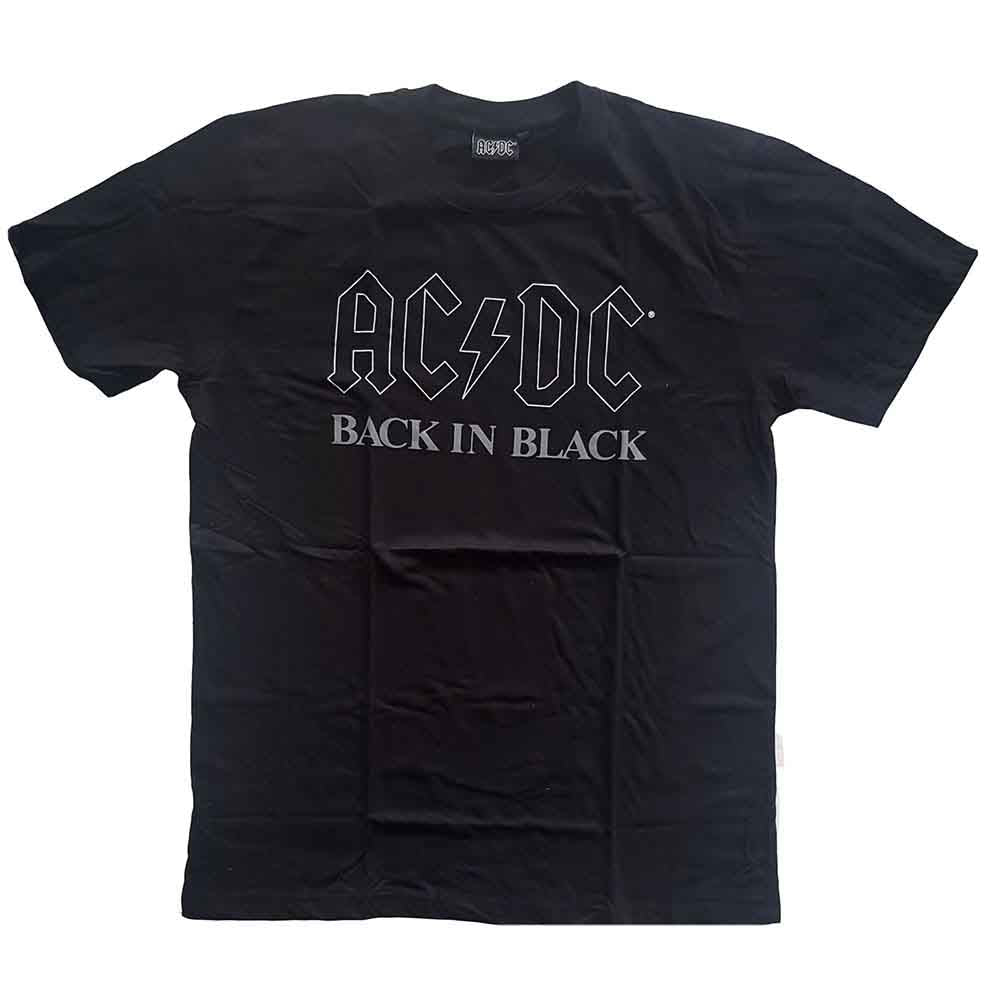 AC/DC: Back In Black T-shirt – officielt merchandise