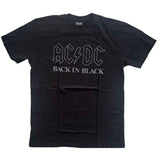 AC/DC: Back In Black T-shirt – officielt merchandise