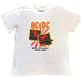 AC/DC: Back in Black Tour 1980 T-shirt – officielt merchandise