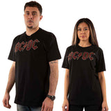 AC/DC: Full Colour Logo (Embellished) T-shirt – officielt merchandise