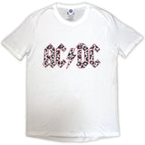 AC/DC: Mono Leopard Print Logo T-shirt – officielt merchandise