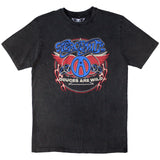 Aerosmith: Rainbow Spade Stone Wash T-Shirt (Wash)