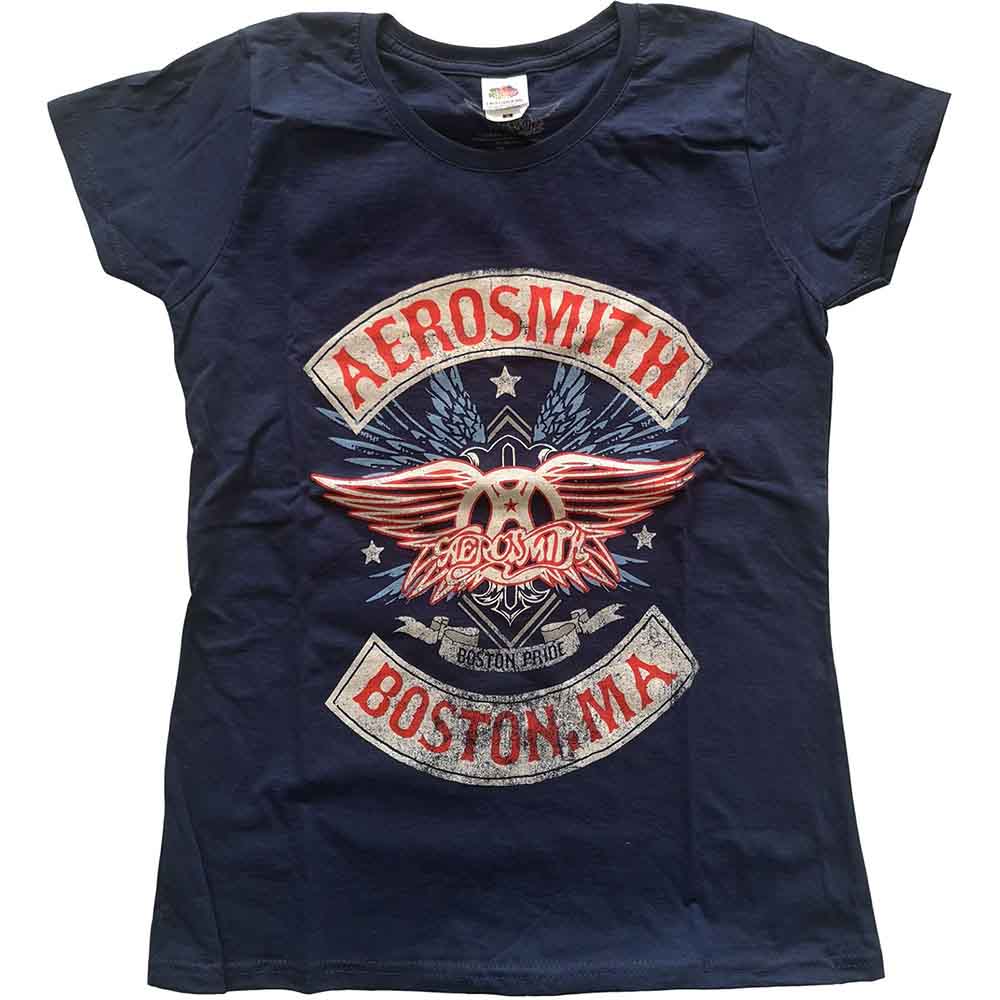 Aerosmith: Boston Pride T-shirt – officielt merchandise