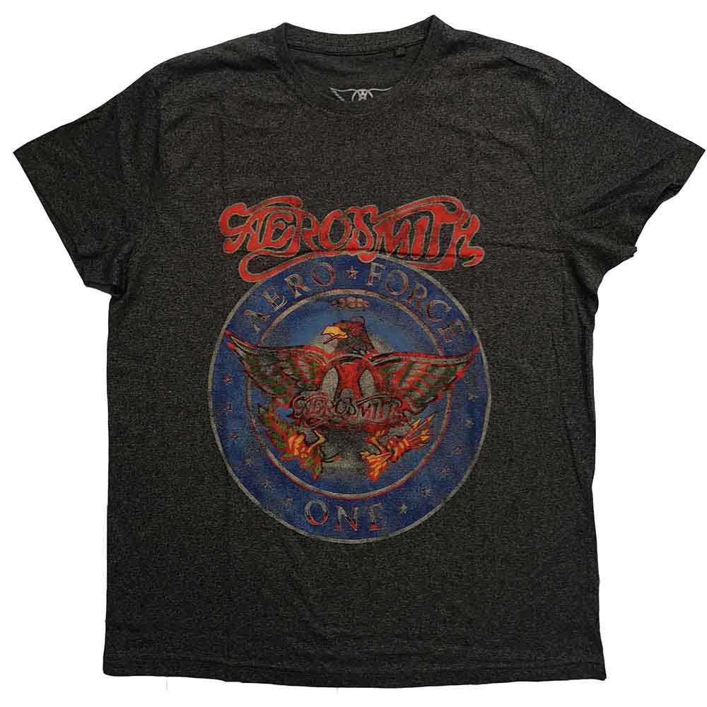 Aerosmith: Aero Force (Brindle) (LOS) T-shirt – officielt merchandise