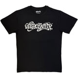 Aerosmith: Logo Mono T-shirt – officielt merchandise