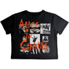 Alice In Chains: Albums Montage Crop Top (Kvinder)