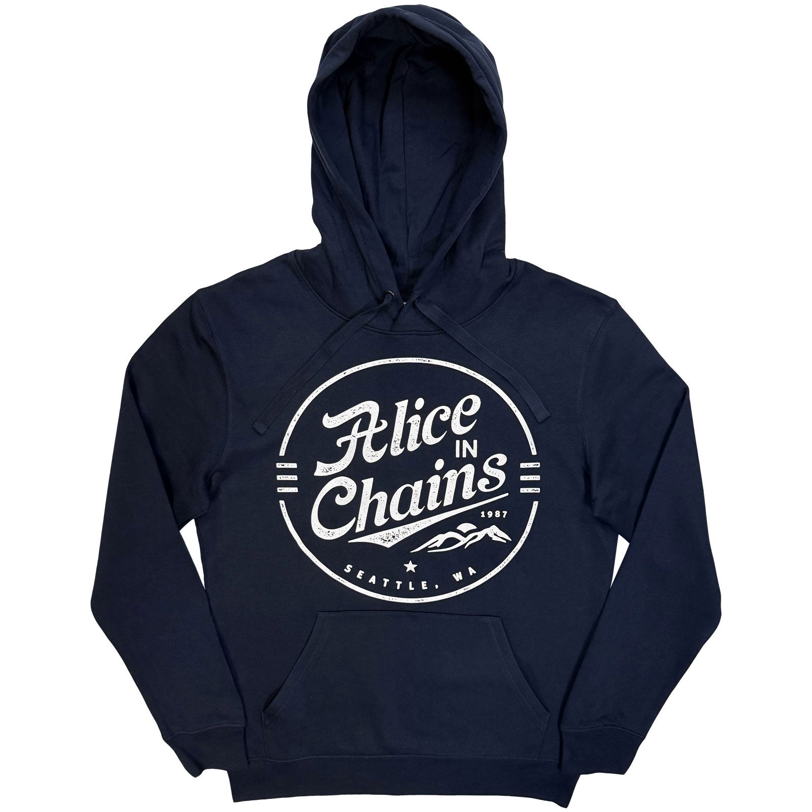 Alice In Chains: Circle Emblem Hoodie – officielt merchandise