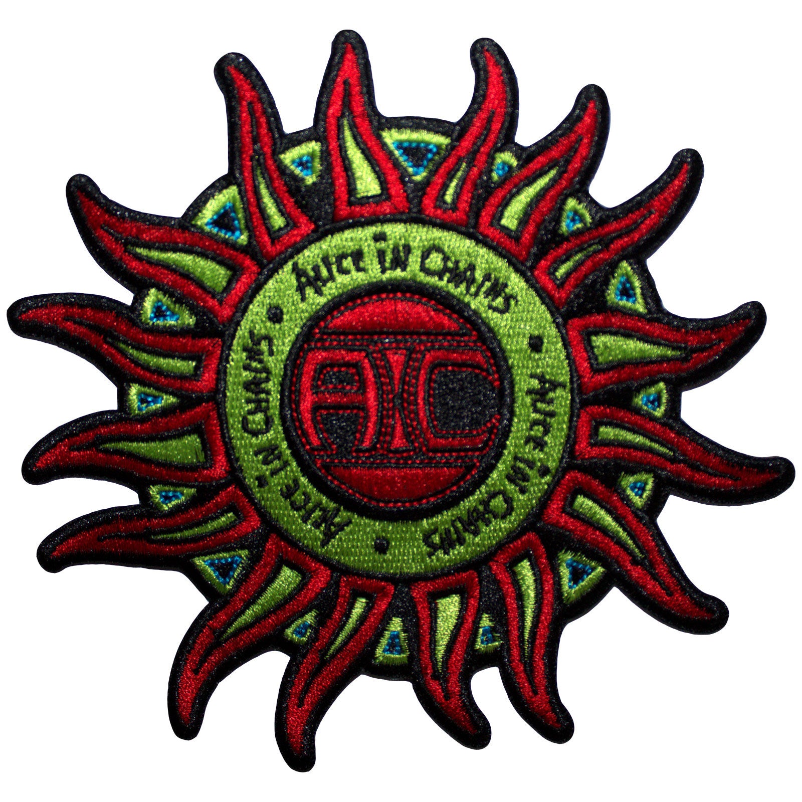 Alice In Chains: Sun Logo Colour Standard Patch