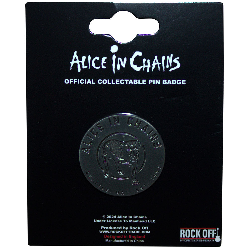 Alice In Chains: Three-Legged Dog Pin Badge (Die Stamping)