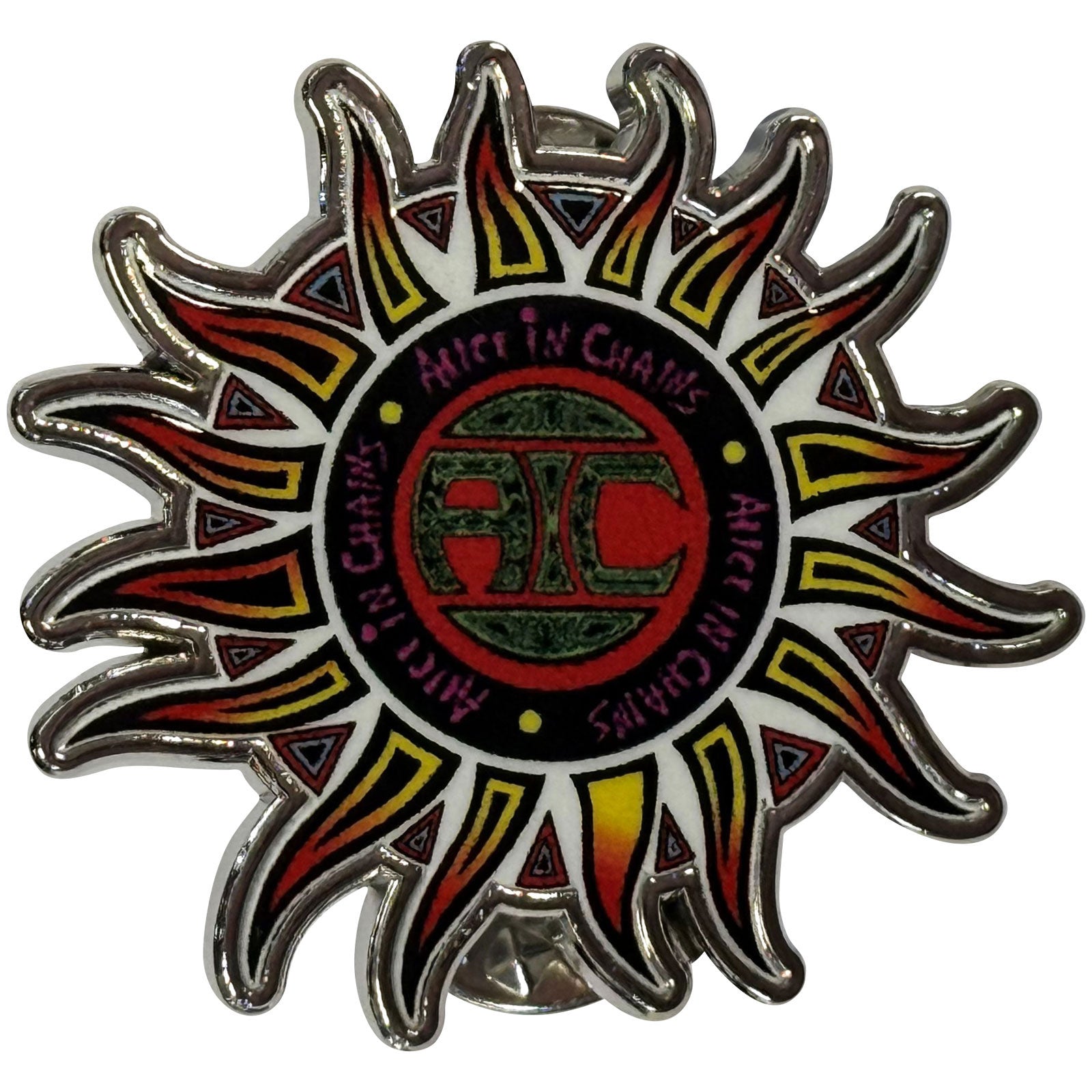 Alice In Chains: Sun Logo Pin badge – officielt merchandise