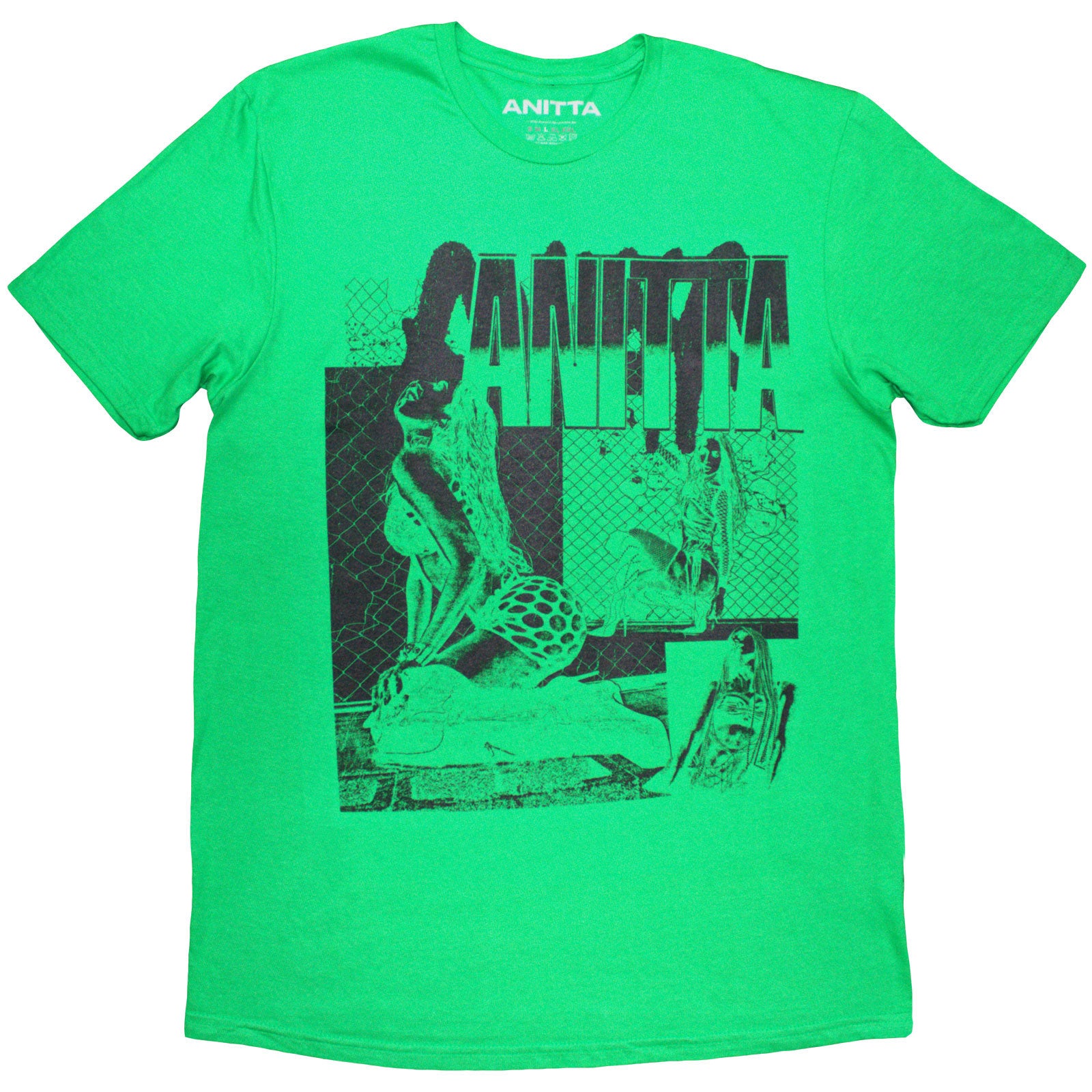 Anitta: Green Collage T-Shirt