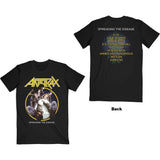 Anthrax: Spreading The Disease Track list T-shirt – officielt merchandise