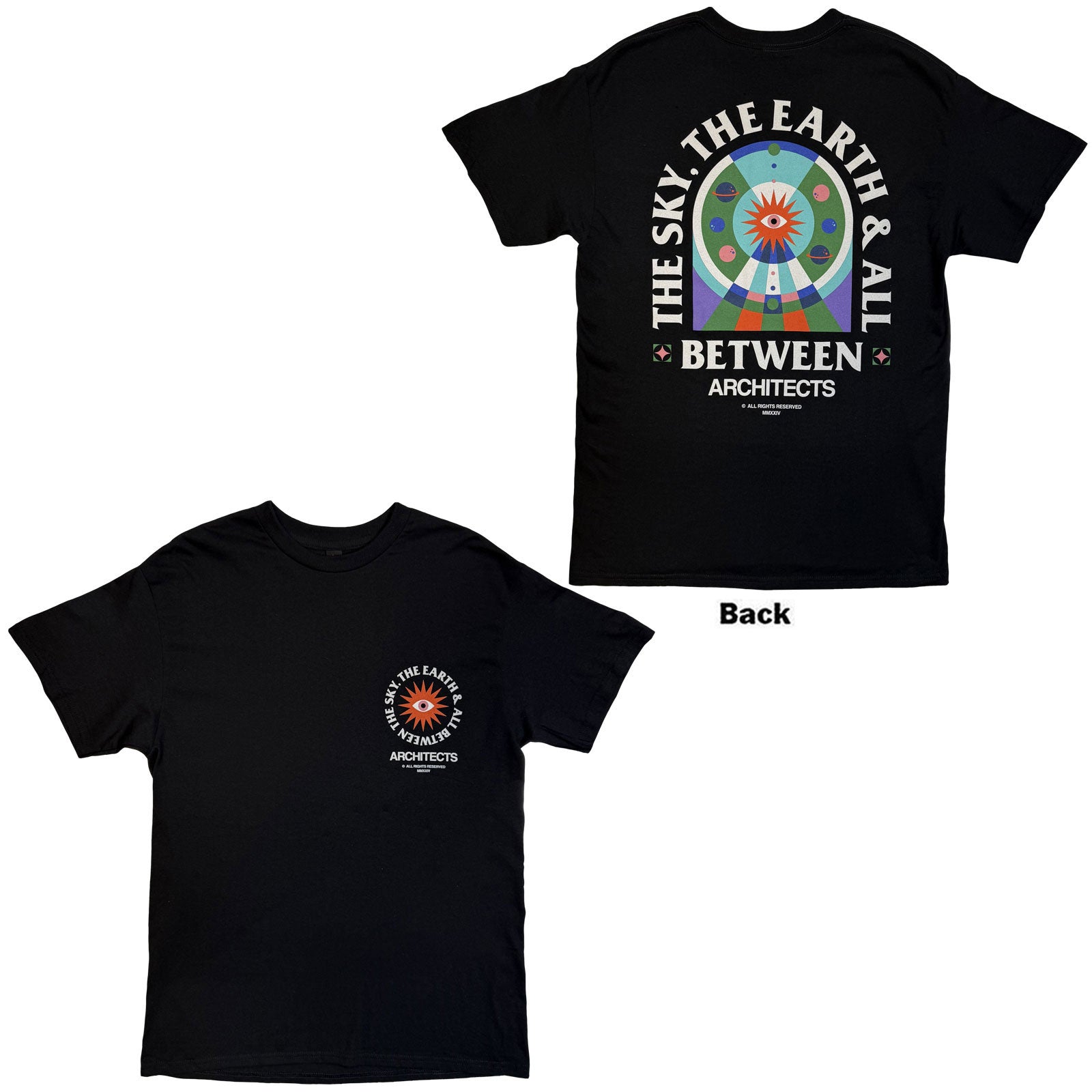 Architects: TSTE & AB Solar System (Ex - Tour) T-shirt – officielt merchandise