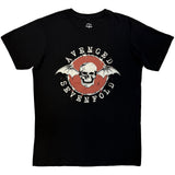 Avenged Sevenfold: Deathbat Red Circle T-shirt – officielt merchandise