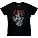 Avenged Sevenfold: Night Bats T-shirt – officielt merchandise