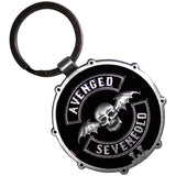 Avenged Sevenfold: Deathbat Crest Drum Double-Sided Keychain