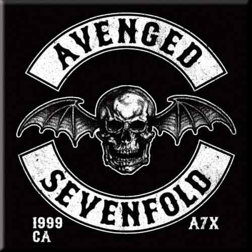 Avenged Sevenfold: Death Bat Crest Magnet – officielt merchandise